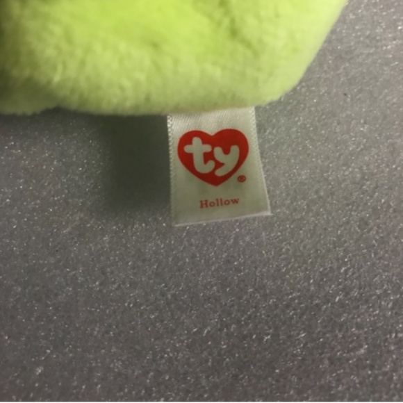 TY Beanie Baby Beanie Bellies Hollow the Halloween Pumpkin Plastic Key Clip 4” - Picture 3 of 8